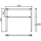 Stationary access barriers | for bolting on site | with top and quarter-bent bar | hot-dip galvanized | total width: 1500 mm